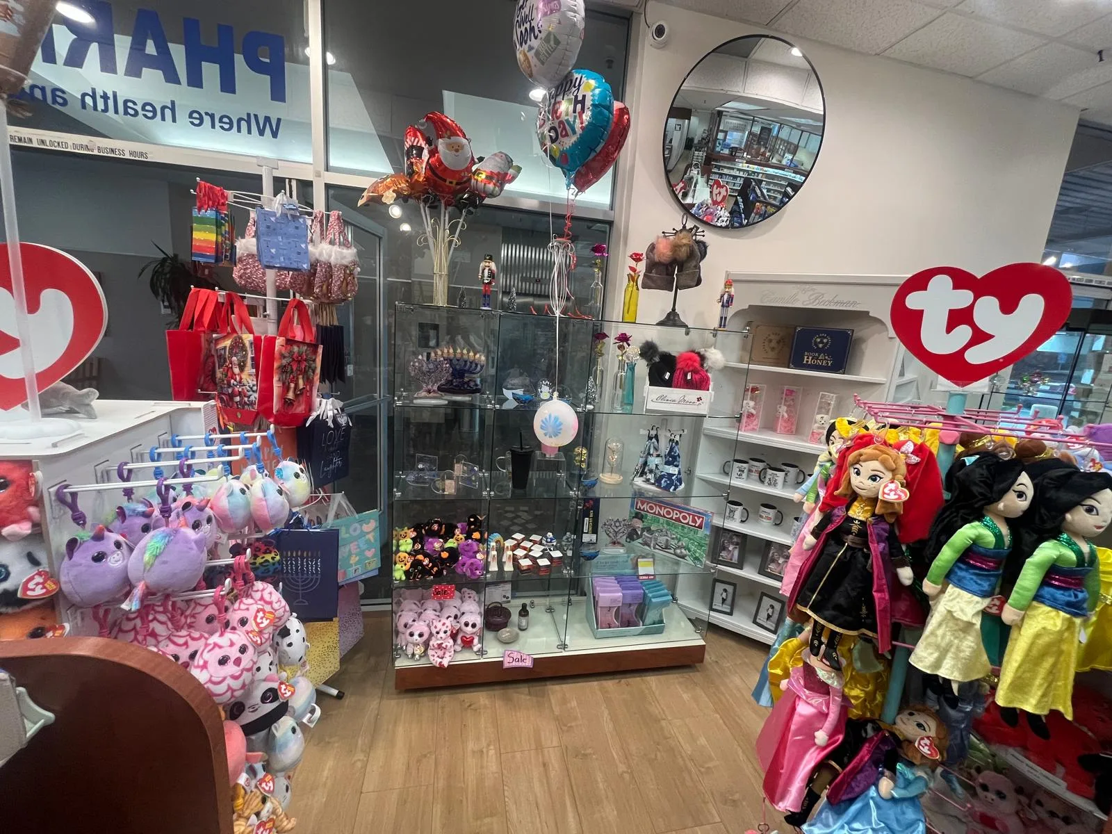 Gifts inside Aid Plus Pharmacy