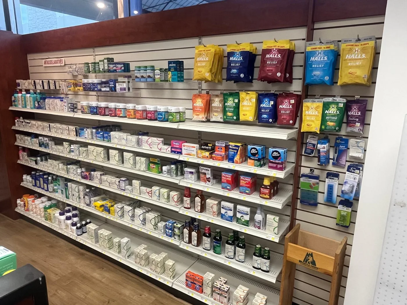 Skincare products at Aid Plus Pharmacy